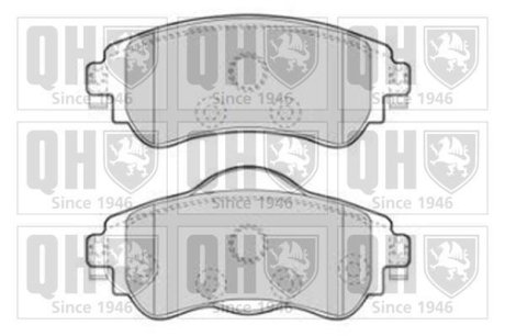 Гальмівні колодки дискові QUINTON HAZELL BP1857