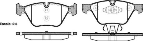 Колодки тормозные дисковые REMSA 1052.10