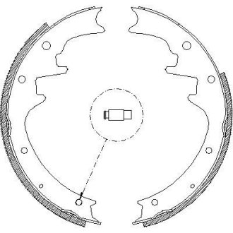 JEEP Колодки гальмівні барабанні GRAND CHEROKEE I 95- REMSA 4423.00
