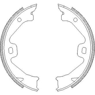 ROVER Колодки гальмівні барабанні задні 75 2.0 CDTi 03-05 REMSA 4704.00