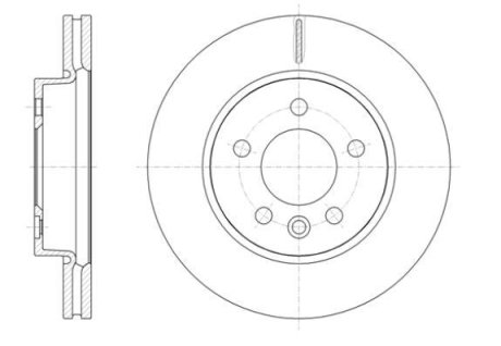 Диск гальм. передн. VW Amarok 10- REMSA 61418.10