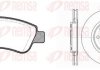 Комплект: 2 диска+ 4 колодки тормозных 8840.01