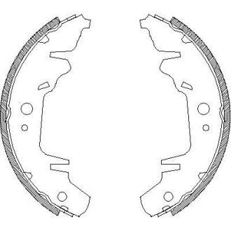 Гальмівні колодки барабанні ROADHOUSE 4020.00
