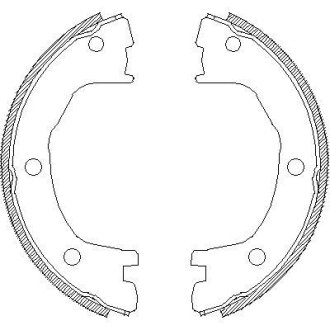 Гальмівні колодки барабанні ROADHOUSE 4712.00
