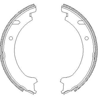 Гальмівні колодки барабанні ROADHOUSE 4721.00