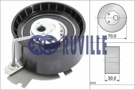 Натяжной ролик, ремень ГРМ RUVILLE 56638