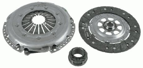 К-т зчеплення 228mm Audi A4/Skoda Super B/VW Passat 3B3/3B6 1,9TDI 74kW 00- SACHS 3000 844 701