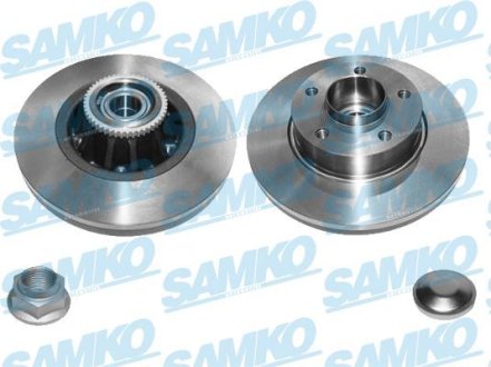 Диск гальмівний SAMKO R1020PCA