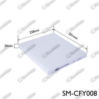 Фільтр салону (вир-во SPEEDMATE, Korea) SK SPEEDMATE SM-CFY008