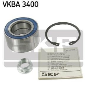 Комплект підшипника маточини колеса SKF VKBA 3400