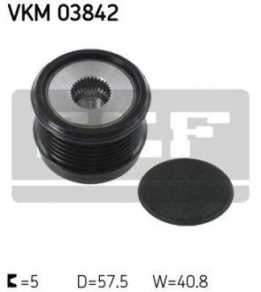 Шкив генератора SKF VKM 03842