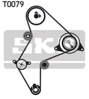 Ролик модуля натяжителя ремня SKF VKM 13250