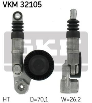 Роликовый модуль натяжителя ремня SKF VKM 32105