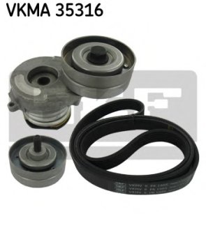 Роликовый модуль натяжителя ремня SKF VKM 35015