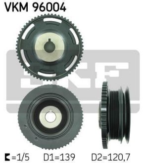 Шків ременя генератора SKF VKM 96004