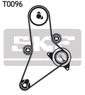 Роликовий модуль натягувача ременя (ролик, ремінь) SKF VKMA 02983