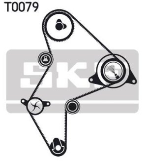 Комплект ременя ГРМ (Вир-во) SKF VKMA 03251 (фото 1)