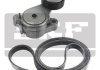 SKF К-т (ремінь поліклиновий+ролик) VW Golf V, Golf Plus, Touran, 1,4TSI/FSI VKMA 31125