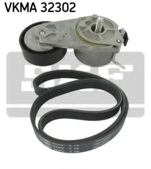 Роликовый модуль натяжителя ремня (ролик, ремень) SKF VKMA 32302