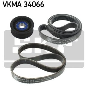 Комплект доріжкового ремня SKF VKMA 34066