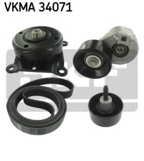 Роликовый модуль натяжителя ремня (ролик, ремень) SKF VKMA 34071