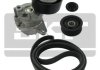 SKF VW К-т поліклинового ременя (рем.+2ролика) DB W203/W220 2,1-3,2CDI, Sprinter CDI 06- VKMA 38021