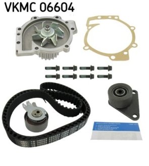 Роликовый модуль натяжителя ремня (ролик, ремень, насос) SKF VKMC 06604