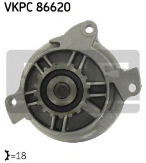 Помпа воды Volvo S70/V70/S80/850 2.5TDI 103Kw 95-07 (18z) SKF VKPC 86620