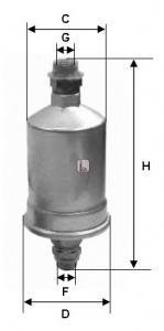 Фільтр паливний (СПЕЦВИКУП) SOFIMA S1574B