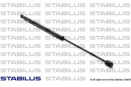 Амортизатор багажника, F=490N, L=51.35см, H=20.4см STABILUS 1517RK