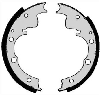 Гальмівні колодки барабанні STARLINE BC 00250B