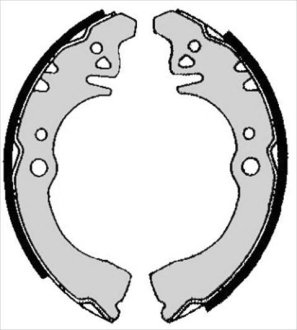 Гальмівні колодки барабанні STARLINE BC 05640