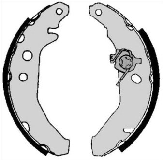 Гальмівні колодки барабанні STARLINE BC 05740