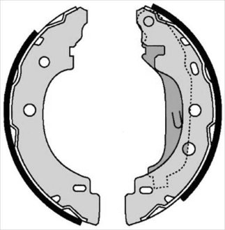 Тормозные колодки барабанные STARLINE BC 07330