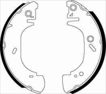 Тормозные колодки барабанные STARLINE BC 07410