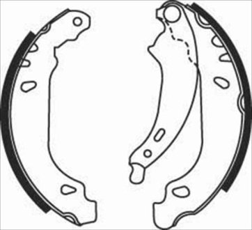 Тормозные колодки барабанные STARLINE BC 07490