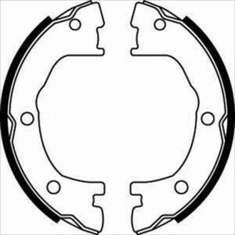 Тормозные колодки барабанные STARLINE BC 07800