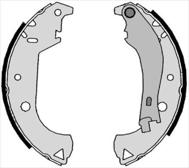 Тормозные колодки барабанные STARLINE BC 07810