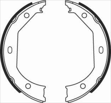 Тормозные колодки барабанные STARLINE BC 08090