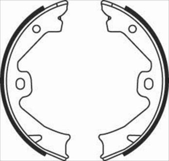 Тормозные колодки барабанные STARLINE BC 08140