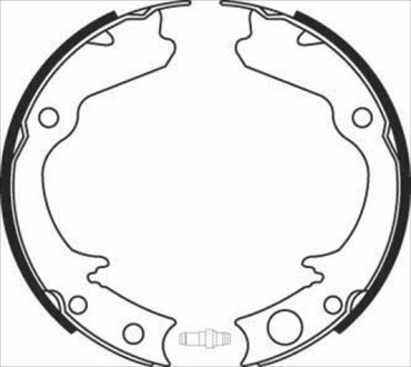 Тормозные колодки барабанные STARLINE BC 08360