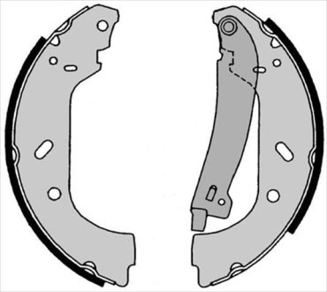 Гальмівні колодки барабанні STARLINE BC 08640