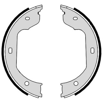 Тормозные колодки барабанные STARLINE BC 09110