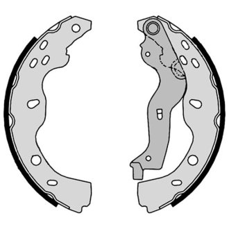 Тормозные колодки барабанные STARLINE BC 09190