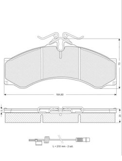 Гальмівні колодки дискові STARLINE BD S061 (фото 1)