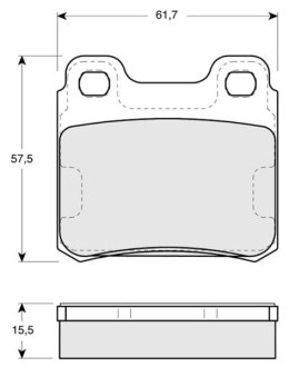 Тормозные колодки дисковые STARLINE BD S103