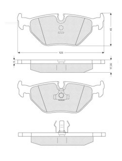 Тормозные колодки дисковые STARLINE BD S131