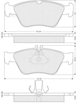 Тормозные колодки дисковые STARLINE BD S227