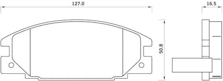 Тормозные колодки дисковые STARLINE BD S261