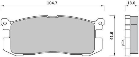 Гальмівні колодки дискові STARLINE BD S386